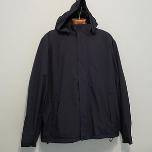 Eddie Bauer Size XL Nylon Fleece Jacket w/ Hoodie